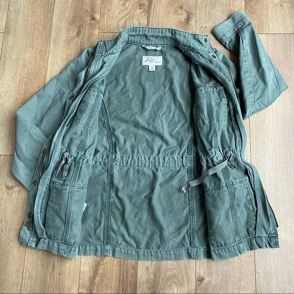 Levis Military Field Jacket Small Olive Green Cotton Fatigue Lightweight Utility - Picture 6 of 11